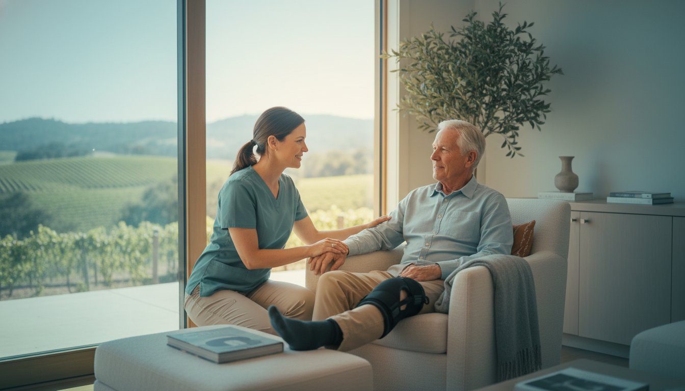 Caregiver for After Knee Surgery in Healdsburg: A Compassionate Recovery Guide